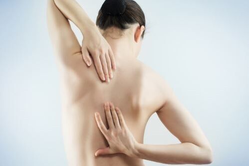 Ból pleców w osteochondrozy